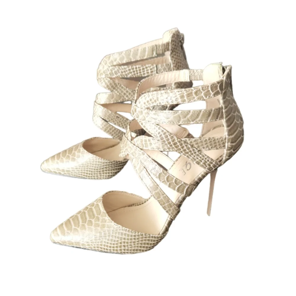 Rouge Helium Zip Up Gator Heels - Picture 2 of 16